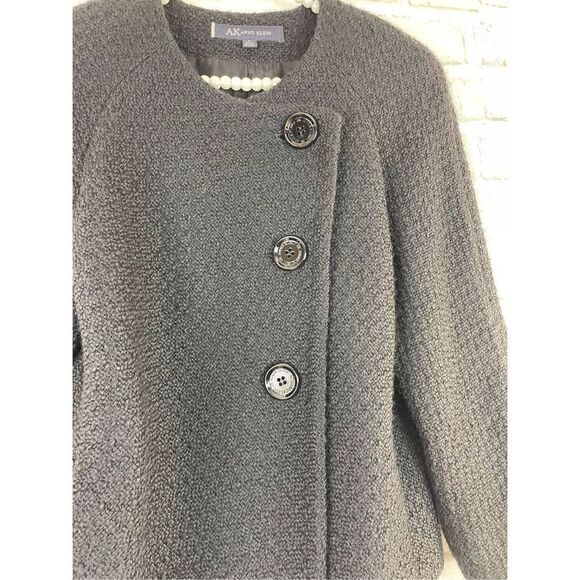 Ann Kline Black Swing Side Button Jacket Classic 
Size 4 - Picture 4 of 9
